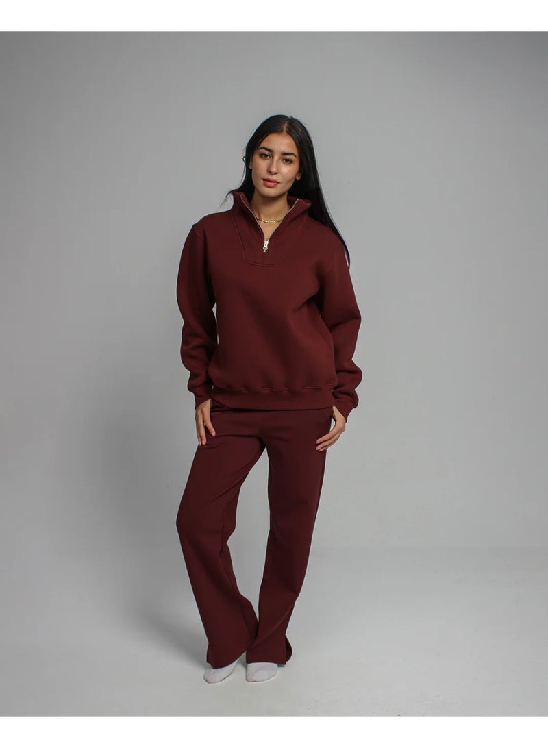 Basic Look Quarter zip Brushed Milton - Image 2